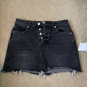 Free people Jean mini skirt